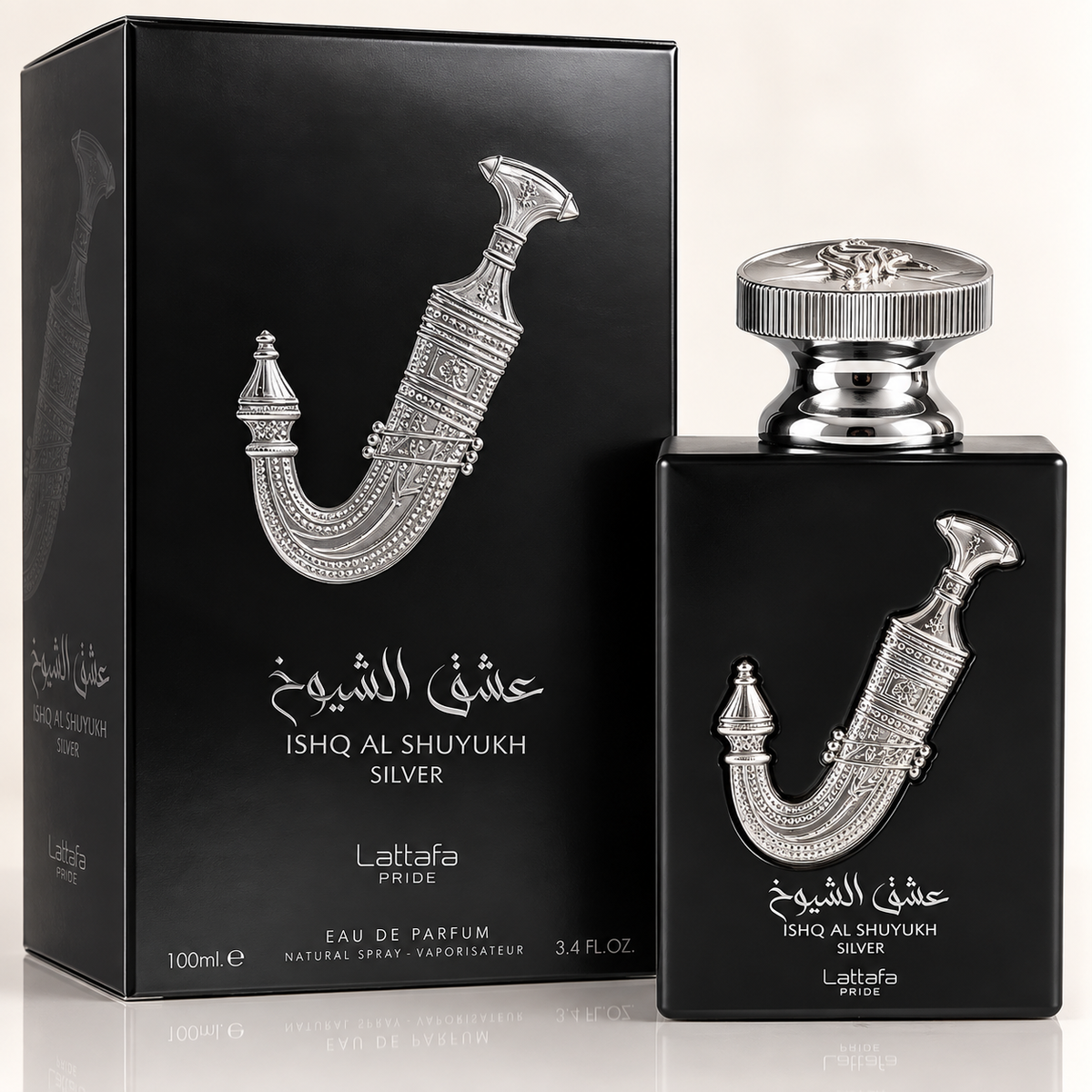 Lattafa Ishq Al Shuyukh Silver Eau de Parfum 100 ml